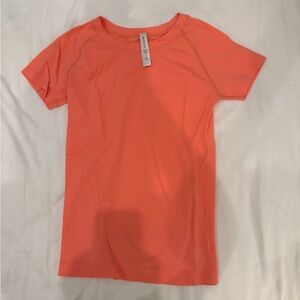 Athleta Bright Coral Performance Tee